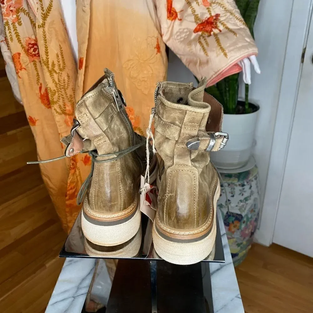 New A.S. 98 Lena Lace Up Ankle Boots